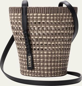 Loewe x Paulas Ibiza Braid Woven Palm Leaf Crossbody Bag