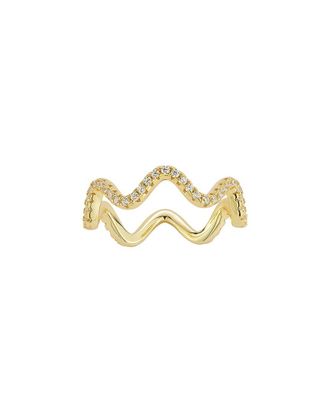 Glaze Jewelry 14K Plated Cz Ring