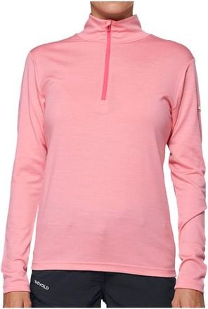 Devold Breeze Plus Merino 200 Zip Neck Merinounterw&auml;sche f&uuml;r Damen | rosa