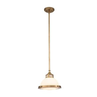 Netlighting Hinkley Amelia Dome Pendant Ceiling Light Heritage Brass in Yellow