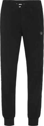 Philipp Plein Joggingbroek Met Nylon Inzetstukken - Heren - Sweatpants - Zwart - 4XL - Nylon - Broeken