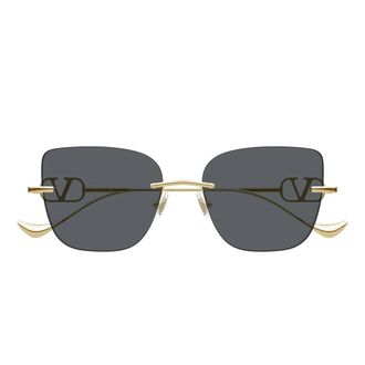 Valentino Sunglasses Vg0033 S 001 Gold/Dark Grey Women