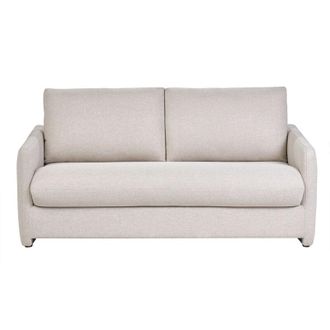 Miliboo Sof&aacute; Cama De 2 Plazas En Tela Beige Paulin