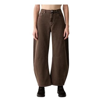 Pinko Pantaloni Emma Egg - - Jeans - Donna - Marrone - W26