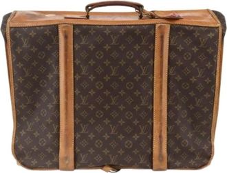 Louis Vuitton Pre-owned Weekend Bags, female, Brown, Size: ONE SIZE Pre-owned Canvas Weekend Bag