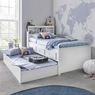 Bedmaster Bedmaster - Venus White Guest Bed With Drawers