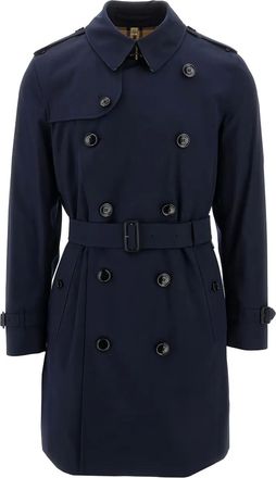 Burberry Trench doppiopetto - Blu