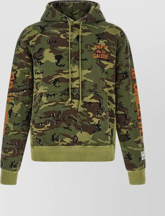 Gallery Dept. camouflage hoodie graphic print