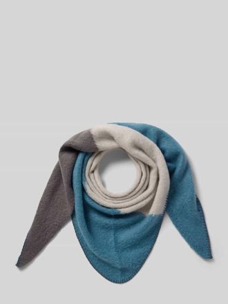 Kurt Beines Schal im Colour-Blocking-Design in Hellblau, Größe 1