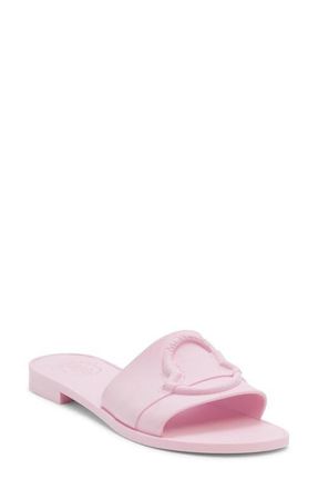 Moncler Bell Slide Sandal in Light Pink at Nordstrom, Size 6Us