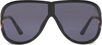 Tom Ford Eyewear Occhiali da sole TR001938 con montatura stile pilota - Nero