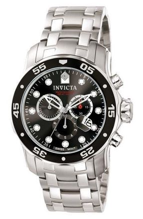 Invicta 0073 Pro Diver Watch in Black at Nordstrom Rack