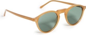 Illesteva Capri Honey Sunglasses for Women, Honey With Olive, One Size