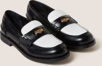 Miu Miu Leather penny loafers