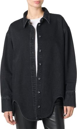 Hudson Hudson Jeans Denim Shirt With Hem Detail