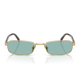 Prada Sunglasses Prb54 S 5 Ak40 K Gold/Petrol Green Unisex