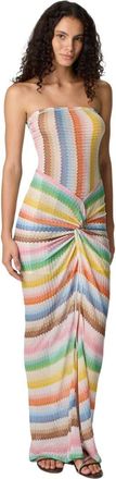 Missoni Strapless Cover-up Dress With D&eacute;grad&eacute; Zigzag Motif in Multicoloured at Nordstrom, Size X-Small
