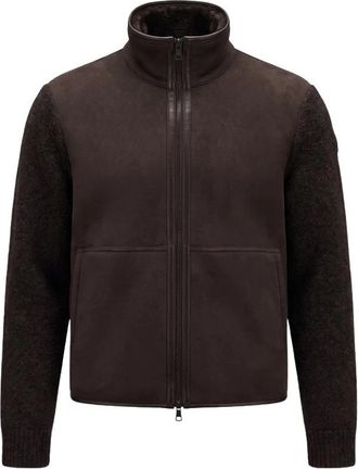 Moncler Cardigan Tricot - Heren - Zomerjassen - Bruin - XL - Jassen