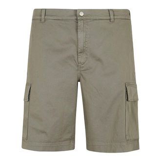 Woolrich Casual Shorts, male, Green, Size: XL Bermuda