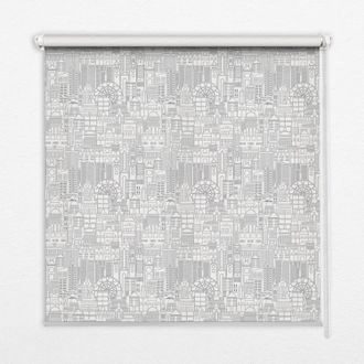 Tulup Tenda A Rullo Interna Per Finestra - Tenda Filtrante Luce - Tenda Privacy - Tenda Decorativa Rettangolare - Rullo Per Interni - (100 Cm X 140 Cm) - Sc