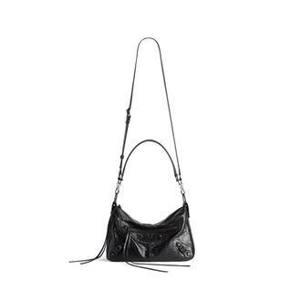 Balenciaga Le City Moto Small In Black