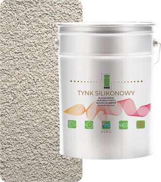 OEM Revestimiento Exterior De Silicona Para Fachadas, Gris C&aacute;lido, 1,5 Mm, Calidad Superior, 25 Kg