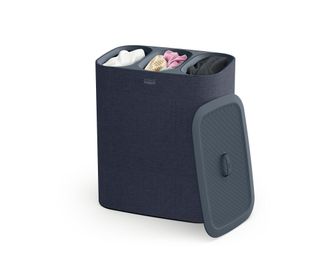 Joseph Joseph Cesto Para Separar La Colada F&aacute;cil De Vaciar Joseph Joseph Tota Trio De 90 Litros (negra) - 3 Compartimentos, Resistente Y F&aacute;cil De Vaciar, Ideal Para