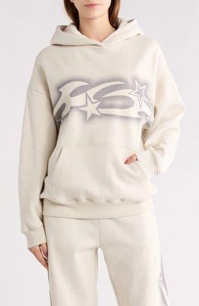 PacSun Cyber Graphic Hoodie in Silver at Nordstrom Rack, Size Xx-Small