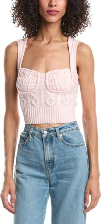 Guizio Gemma Knit Wool-Blend Top