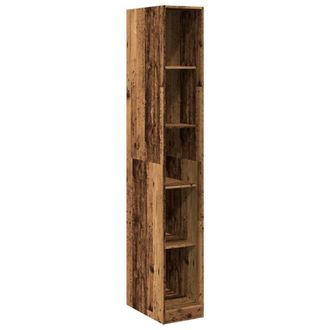 vidaXL Vidaxl - Armadio Legno Antico 30x50x200 Cm In Legno Tecnico