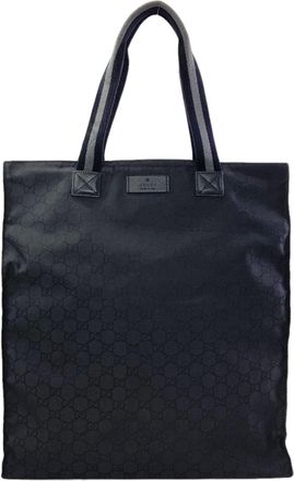 Gucci Black Nylon Tote Bag (Pre-Owned)