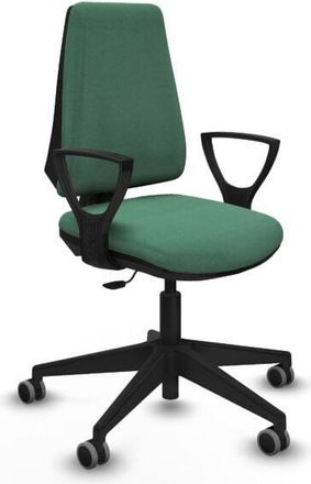 Piqueras y Crespo Piqueras Y Crespo - Elche Cp Bali Verde Esmeralda Brazos Fijos Base Piramidal Ruedas Engomadas 65mm