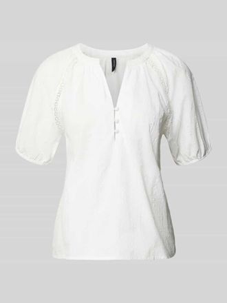 Vero Moda Loose Fit Bluse aus reiner Baumwolle Modell JUTTY in Offwhite, Gr&ouml;&szlig;e XS