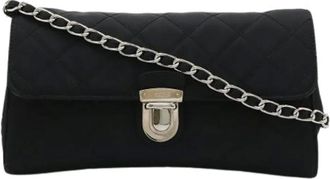 Prada Pre-owned Cross Body Bags, female, Black, Size: ONE SIZE Pre-owned Leather Cross Body Bag