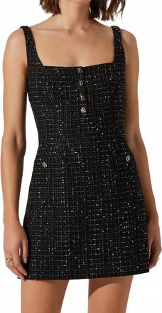 Astr Deanna Dress In Black