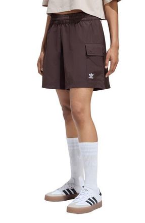 adidas Originals Essentials Cargo Shorts in Aurora Coffee at Nordstrom, Size X-Small