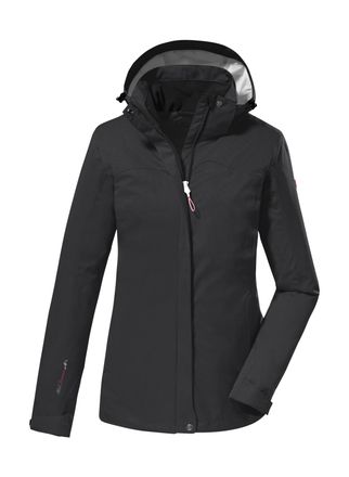 Killtec Outdoorjacke KILLTEC KOS 133 WMN JCKT, Damen, Gr. 36, schwarz, Obermaterial: 100% Polyester;Futter: 100% Polyester, Jacken Outdoorjacke, Wasser- und w