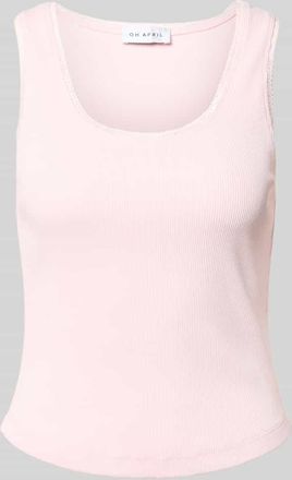Oh April Tanktop in Ripp-Optik Modell Jolie in Rosa, Gr&ouml;&szlig;e XL