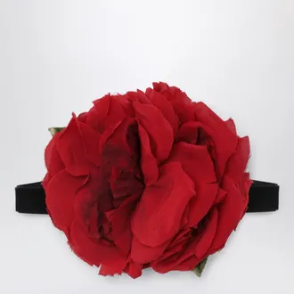 Dolce & Gabbana Choker with maxi red flower