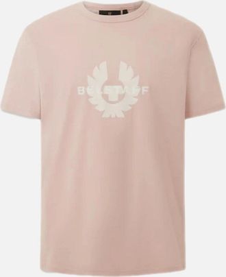 Belstaff Mens Belstaff Surface T-Shirt Dusk Pink - Tan - Size: 36