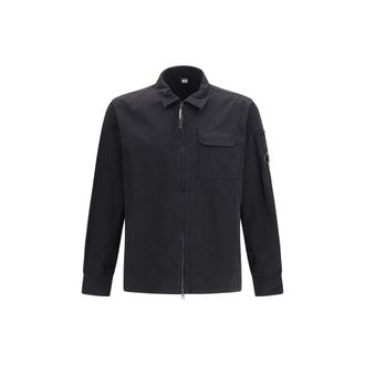 C.P. Company Black Cotton Denim Mens Jacket