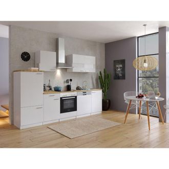 Respekta Cucina Blocco cucina Blocco cucina Cucina componibile Bianco Malia 280 cm Respekta