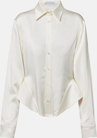 Stella McCartney Peplum satin shirt