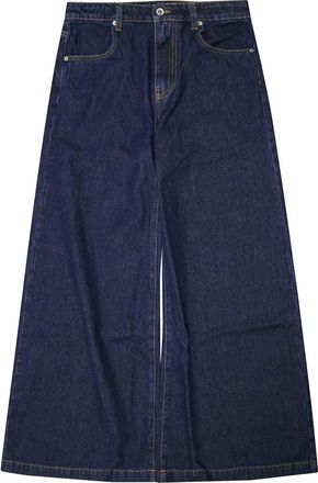 Dixie Pantalon Flare Denim - Dames - Loose Fit Jeans - Blauw - L - Denim - Jeans