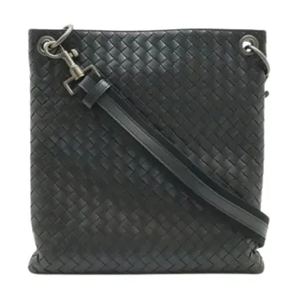 Bottega Veneta Pre-owned Cross Body Bags, female, Black, Size: ONE SIZE Pre-owned Vintage Shoulder Bag
