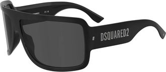 Dsquared2 Shield Zonnebril - Heren - Zonnebrillen - Zwart - ONE Size - Accessoires