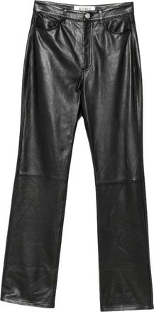 R&oacute;he Dames, Broeken, Zwart, Maat: 2XS Leer