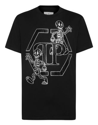 Philipp Plein T-Shirt Ronde Hals Skeleton