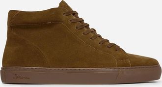 Oliver Sweeney Mens Oliver Sweeney Laxey Mens Suede Hi-Tops - Tan - Brown - Size: 11