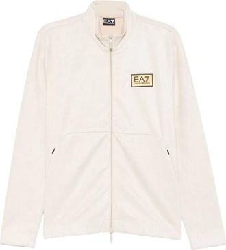 Emporio Armani EA7 Sweaters Beige - Heren - Zomerjassen - Beige - 3XL - Jassen